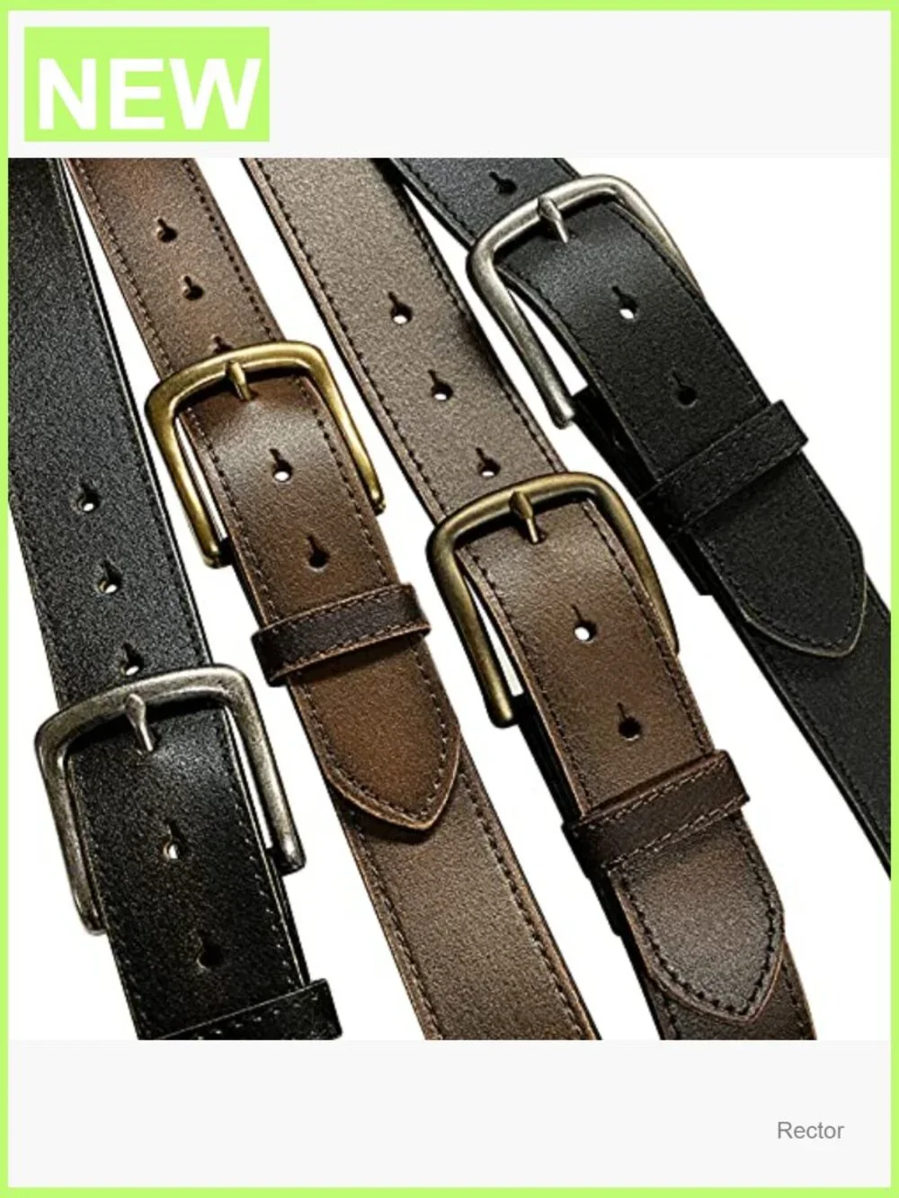 Vintage Casual Jean Replacement Belt Strap 1.5in Wide Multi-Style